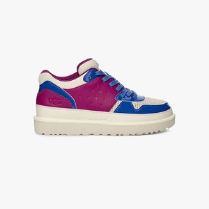 Ugg Highland Leather Women Sneakers Red/Blue (1352WKSBC)